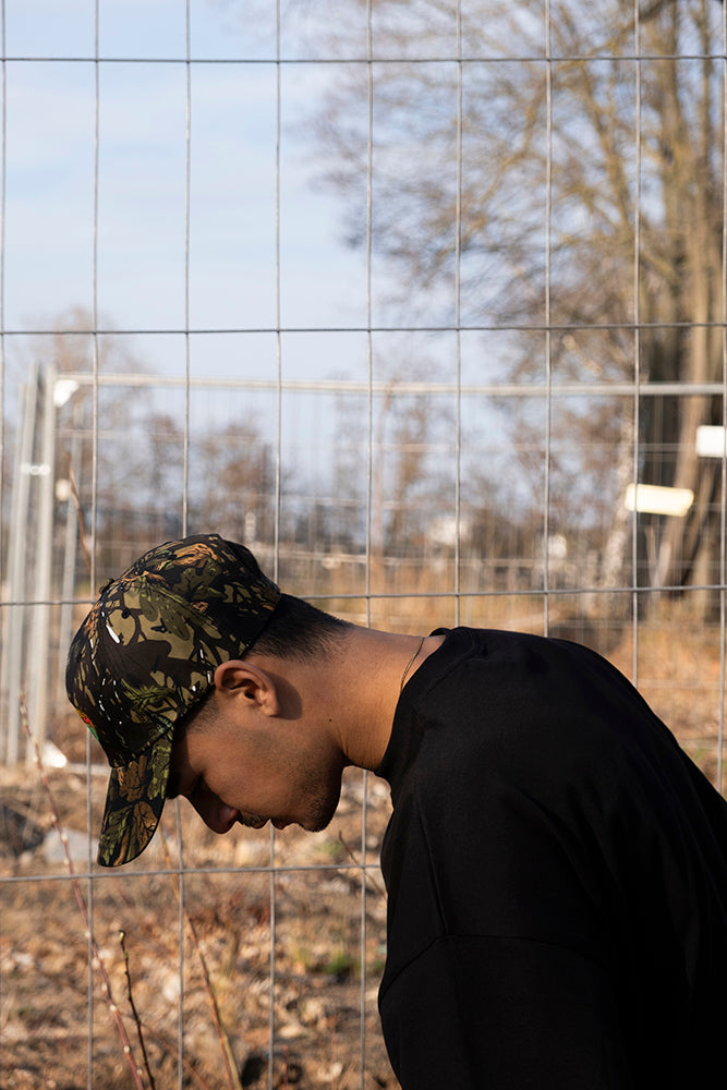 "CROCO" Camo Cap / Dark