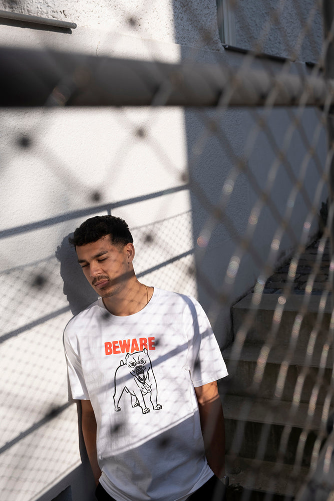 "DRAMA" T-SHIRT / white