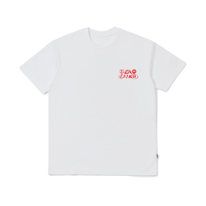 "LAKH CORPORATE" T-SHIRT / white