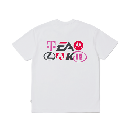 "LAKH CORPORATE" T-SHIRT / white
