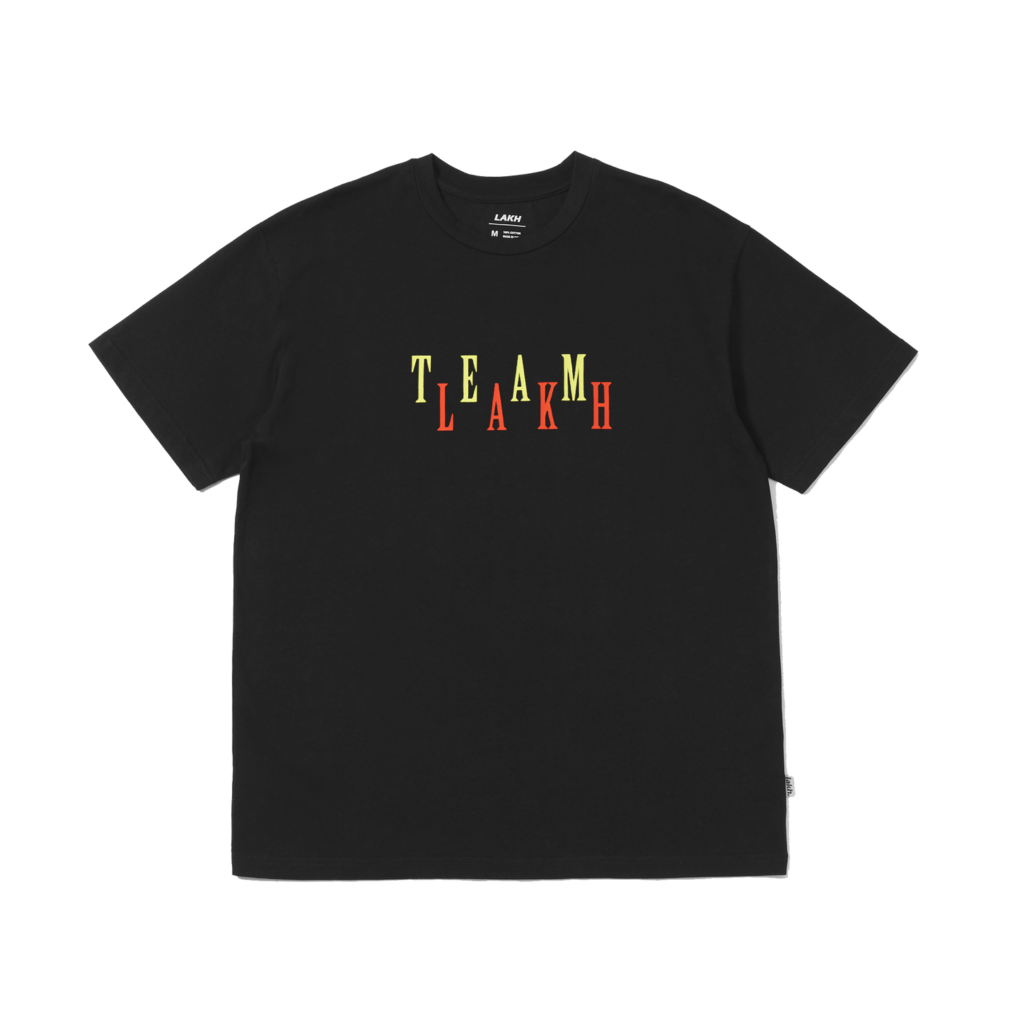 "LAKH LOCK-UP" T-SHIRT / black