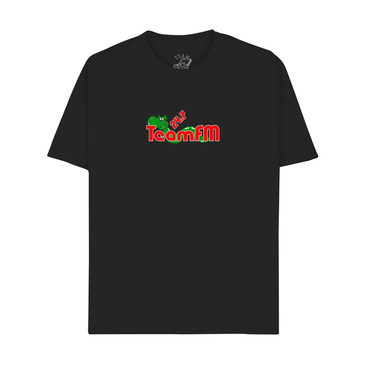 "TEAM FM " T-SHIRT / black
